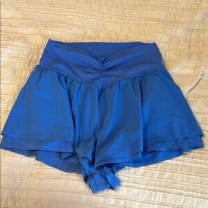 Women's Blue Athletic Shorts